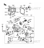 PIGNON CONIQUE AVANT pour Kawasaki 1000GTR