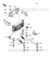 RADIATEUR D'HUILE pour Kawasaki 1000GTR