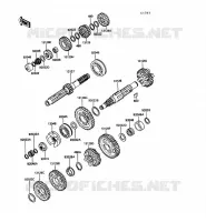 TRANSMISSION pour Kawasaki 1000GTR