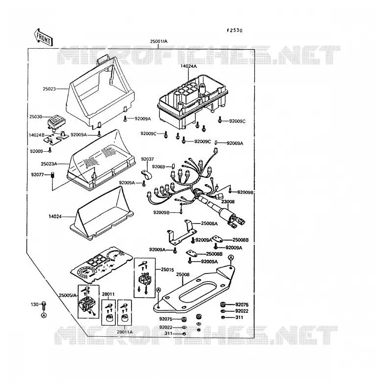 COMPTEURS Kawasaki MOTOS 1000 1992 1000GTR  ZG1000-A7
