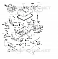 ACCESSOIRE COFFRE pour Kawasaki VOYAGER XII