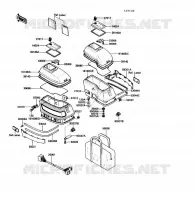 ACCESSOIRE (SACOCHE) pour Kawasaki VOYAGER XII