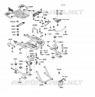 ACCESSOIRE SUPPORT COFFRE pour Kawasaki VOYAGER XII