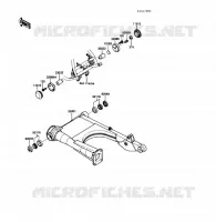 BRAS OSCILLANT pour Kawasaki VOYAGER XII