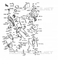 CARENAGE INFERIEUR pour Kawasaki VOYAGER XII