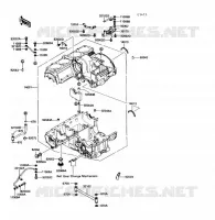CARTER MOTEUR(S) pour Kawasaki VOYAGER XII