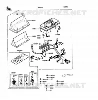 COMPTEURS pour Kawasaki VOYAGER XII