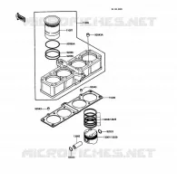 CYLINDRE/PISTON pour Kawasaki VOYAGER XII