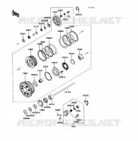 EMBRAYAGE pour Kawasaki VOYAGER XII