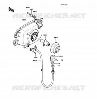 OPTIQUE ZGT00A 009976) pour Kawasaki VOYAGER XII