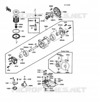 POMPE A HUILE pour Kawasaki VOYAGER XII