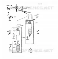 SUSPENSION/AMORTISSEUR pour Kawasaki VOYAGER XII