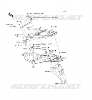 GARDE BOUE ARRI&Egrave;RE pour Kawasaki 1400GTR ABS