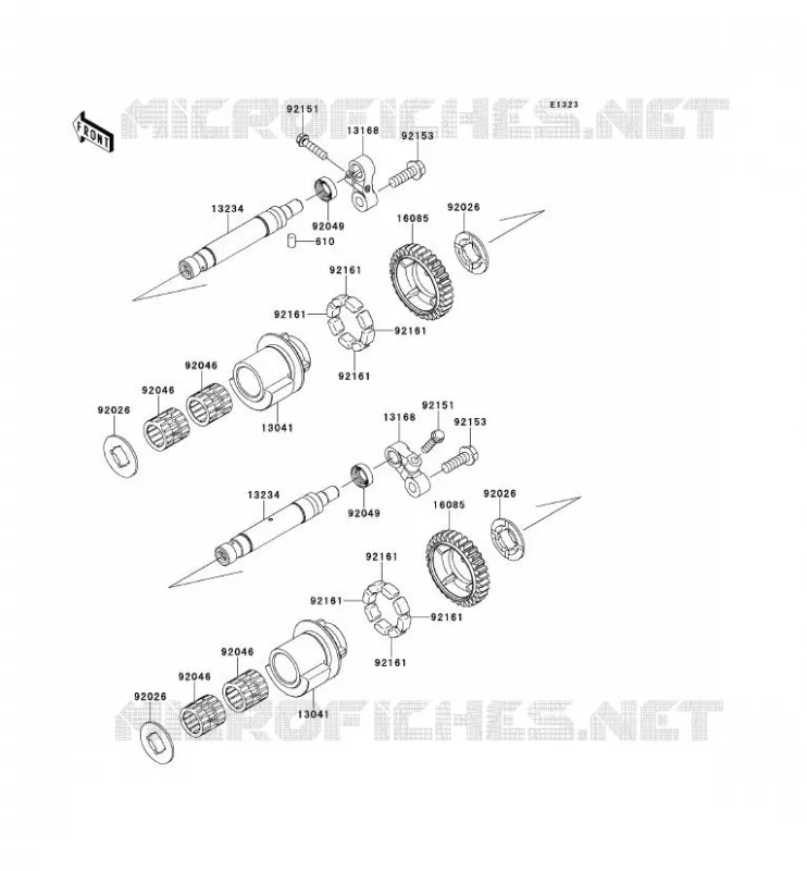 BALANCIER Kawasaki MOTOS 1400 2013 1400GTR ABS  ZG1400CDF