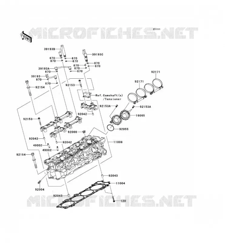 CULASSE Kawasaki MOTOS 1400 2013 1400GTR ABS  ZG1400CDF