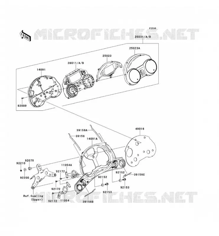 COMPTEURS Kawasaki MOTOS 1400 2013 1400GTR ABS  ZG1400CDF