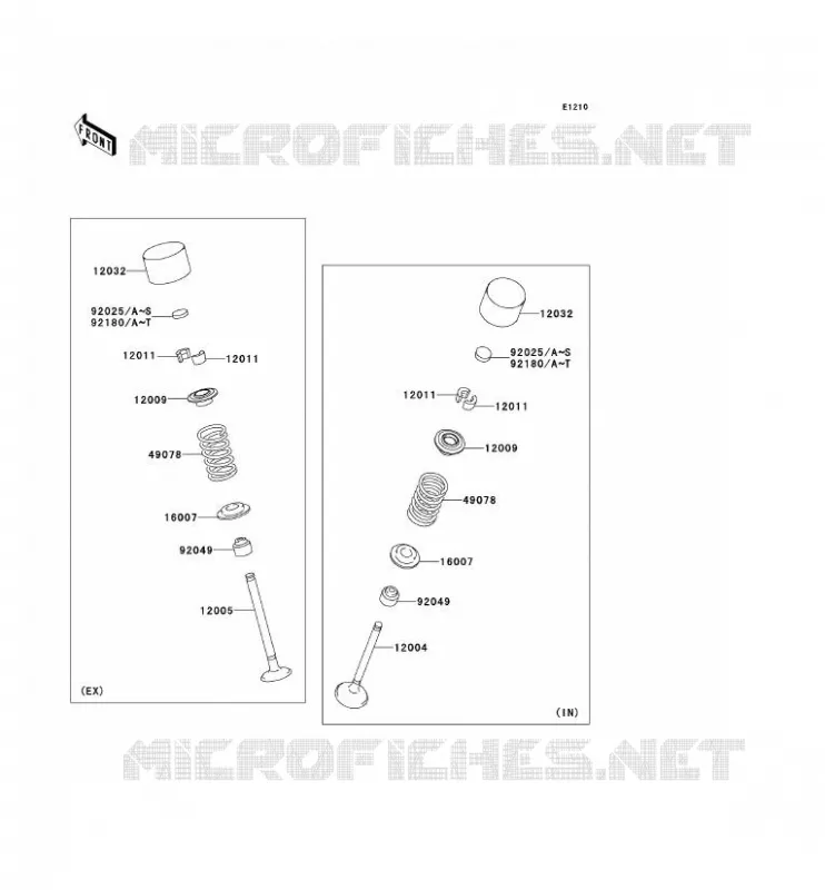 SOUPAPE Kawasaki MOTOS 1400 2013 1400GTR ABS  ZG1400CDF