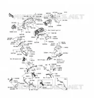 CARENAGE(SUPERIEUR) pour Kawasaki 1400GTR ABS