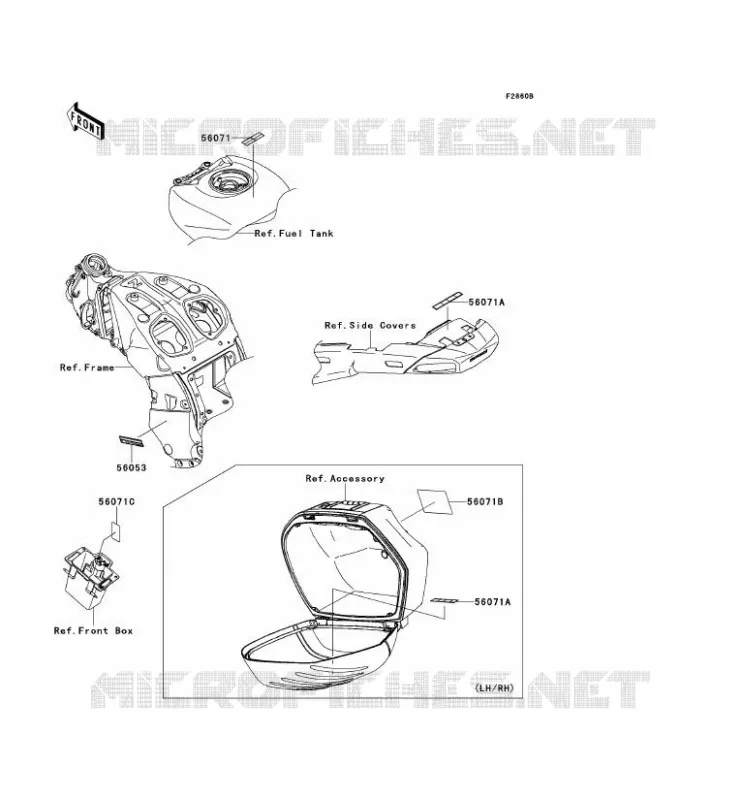 LABEL Kawasaki MOTOS 1400 2014 1400GTR ABS  ZG1400CEF