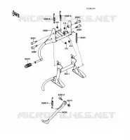 BEQUILLES pour Kawasaki VOYAGER