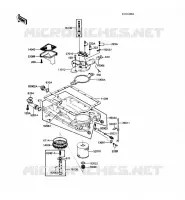 CARTER INF/FILTRE &Agrave; HUILE pour Kawasaki VOYAGER