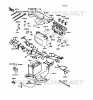 CHASSIS EQUIPMENT ELECTRIQUE pour Kawasaki VOYAGER