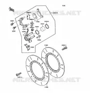 FREIN AVANT pour Kawasaki VOYAGER