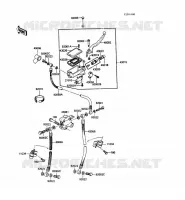 MAITRE CYLINDRE AV pour Kawasaki VOYAGER