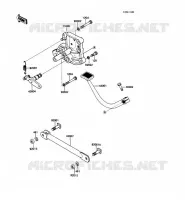 PEDALE DE FREIN/TORQUE LINK pour Kawasaki VOYAGER