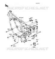 PIECE DE CADRE (COUVERTURE) pour Kawasaki VOYAGER