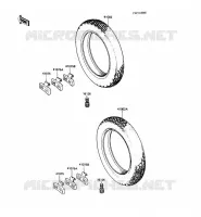 PNEUS pour Kawasaki VOYAGER