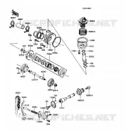 POMPE &Agrave; EAU pour Kawasaki VOYAGER