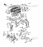 RADIATEUR pour Kawasaki VOYAGER