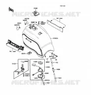 RESERVOIR CARBURANT pour Kawasaki VOYAGER