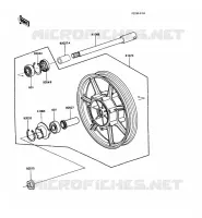 ROUE AVANT pour Kawasaki VOYAGER