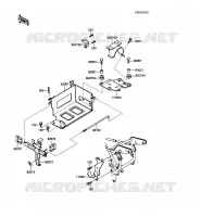 SUPPORT BATTERIE pour Kawasaki VOYAGER