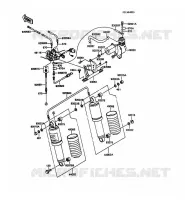SUSPENSION/AMORTISSEUR pour Kawasaki VOYAGER