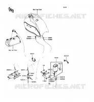 SYSTEME D'EVAPORATION CARBURANT pour Kawasaki VOYAGER