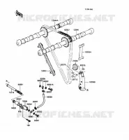ARBRE A CAME/TENDEUR pour Kawasaki VOYAGER