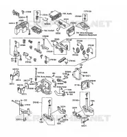 CONTACTEUR SERRURE/R&Eacute;FLECTEUR pour Kawasaki VOYAGER