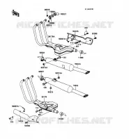 &Eacute;CHAPPEMENT pour Kawasaki VOYAGER