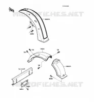 GARDE BOUE pour Kawasaki VOYAGER