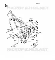 PIECE DE CADRE (COUVERTURE) pour Kawasaki VOYAGER