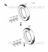 PNEUS pour Kawasaki VOYAGER