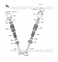 SOUPAPE pour Kawasaki VOYAGER
