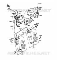 SUSPENSION/AMORTISSEUR pour Kawasaki VOYAGER
