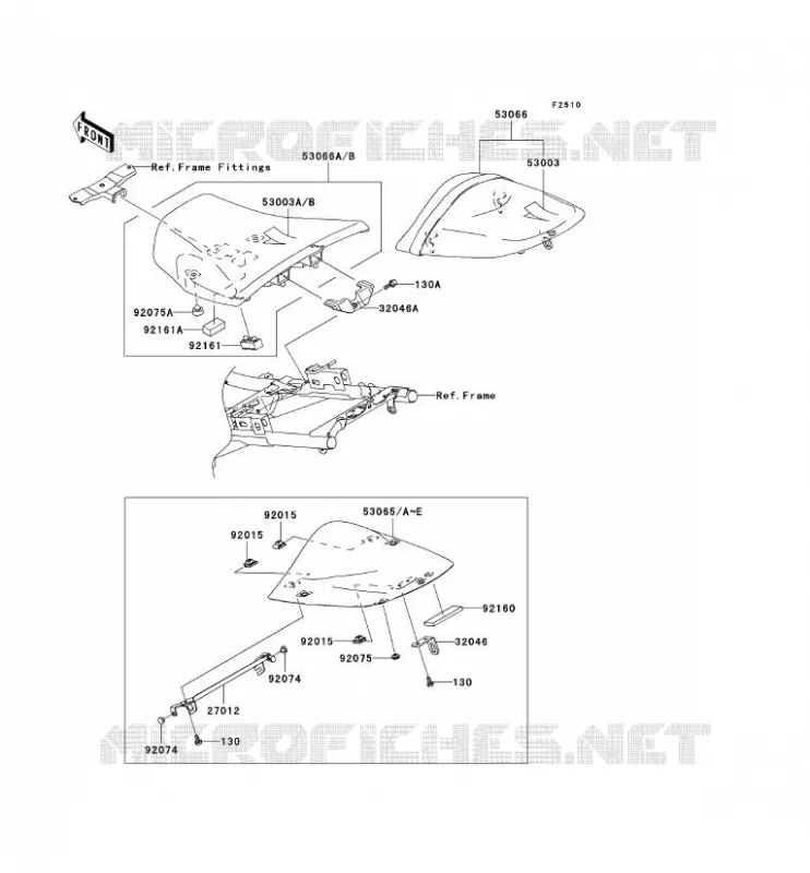 SELLE Kawasaki MOTOS 1000 2005 Z1000  ZR1000-A3