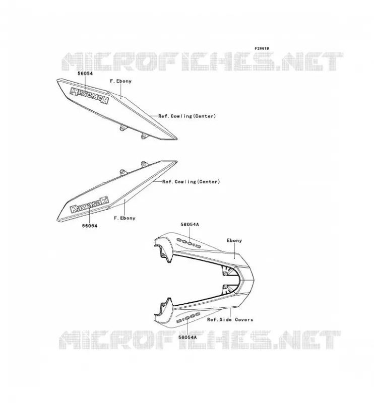 STICKER(EBONY)(CA,US) Kawasaki MOTOS 1000 2011 Z1000  ZR1000DBF