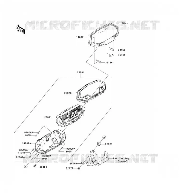 COMPTEURS Kawasaki MOTOS 1000 2012 Z1000  ZR1000DCF