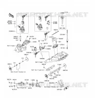 CONTACTEUR SERRURE/R&Eacute;FLECTEUR pour Kawasaki Z1000